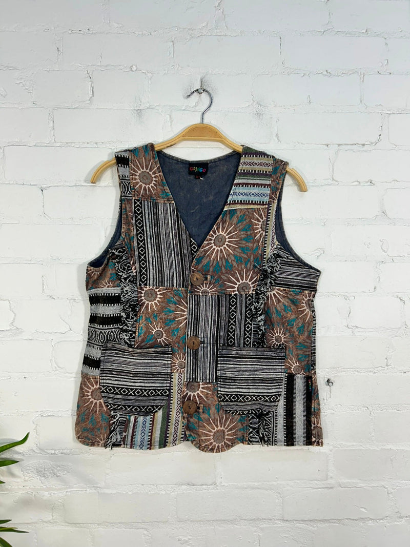 Print and Gheri Waistcoat