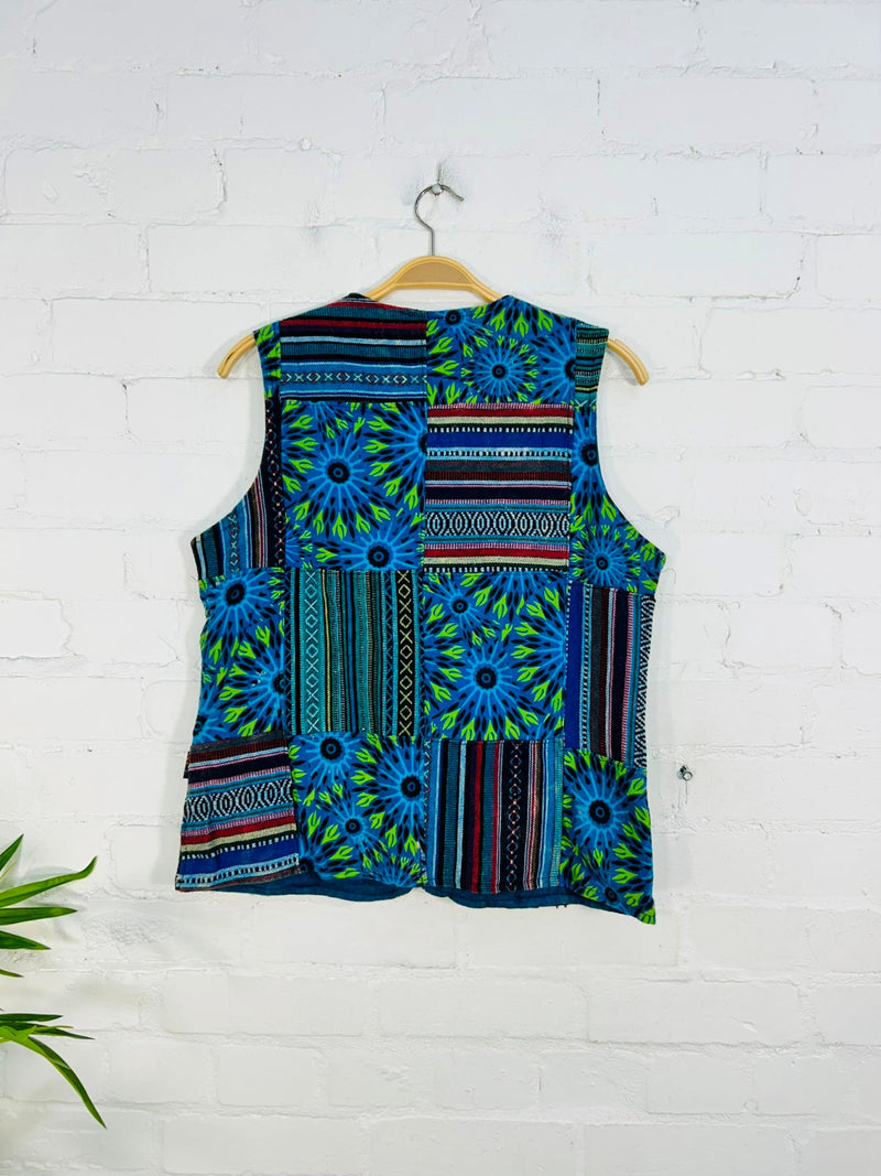 Print and Gheri Waistcoat