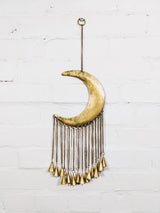 Brass Hanging Moon Bells
