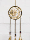 Brass Hanging Sun Moon Bells