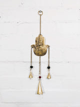 Brass Hanging hand of Fatima Bells