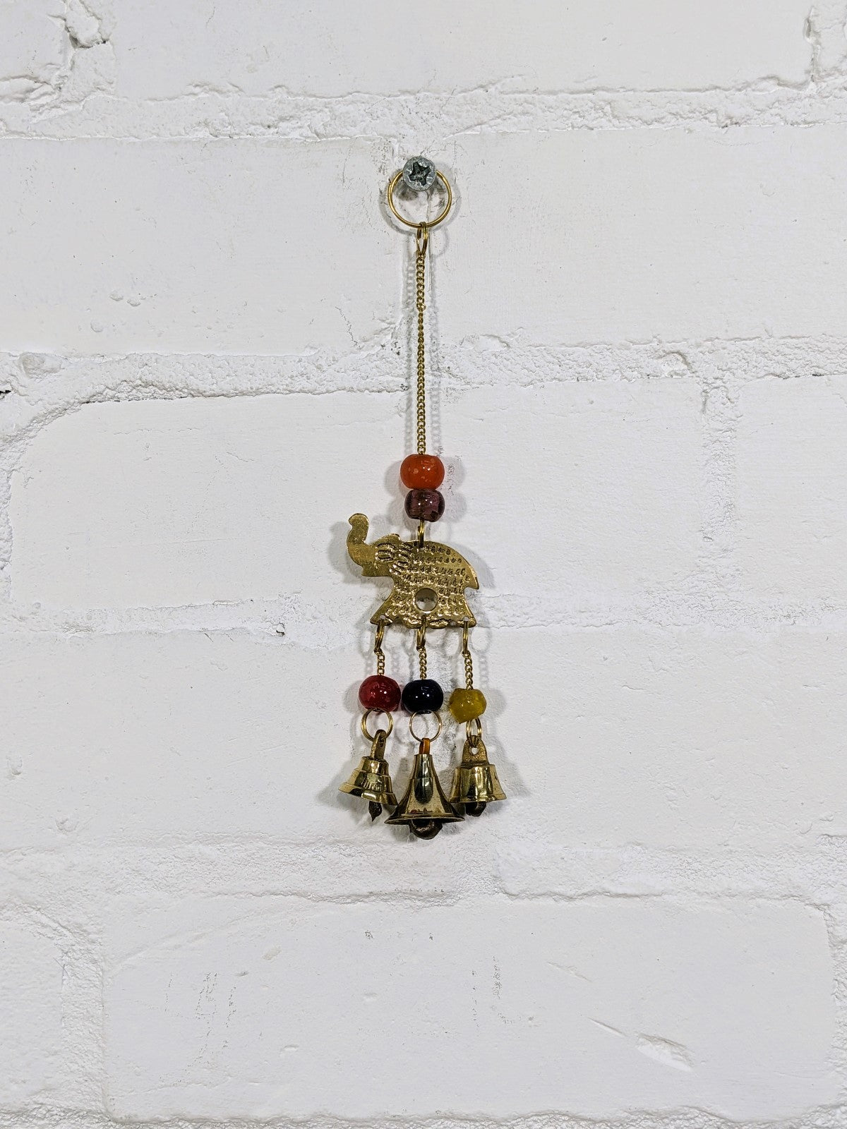 Brass Hanging Extra Small Elephant