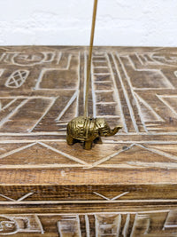 Brass Elephant Incense Holder