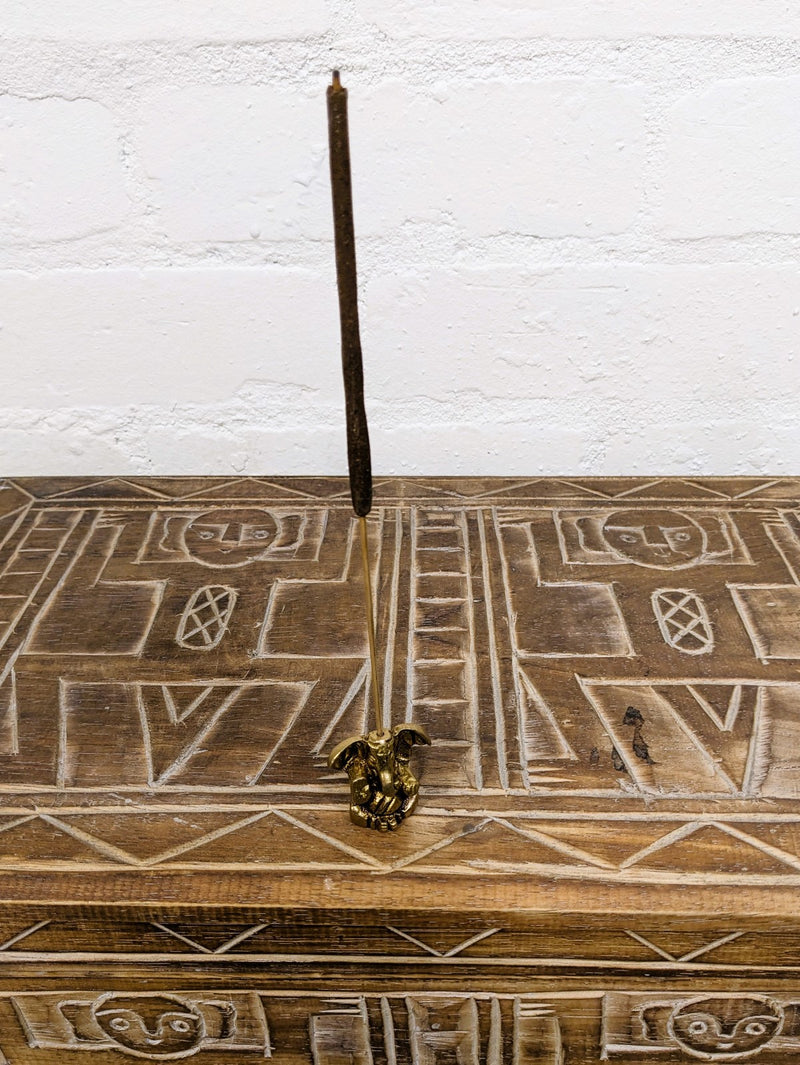 Brass Ganesha Incense Holder