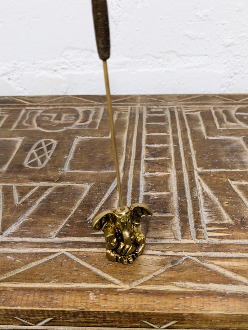 Brass Ganesha Incense Holder