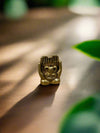 Brass Ganesh In Hands Incense Holder