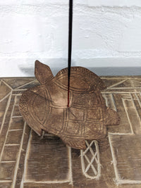 Coconut Carved Turtle Incense Holder