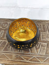 Coconut Gold Painted Bowl on Legs