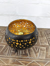 Coconut Gold Painted Bowl on Legs