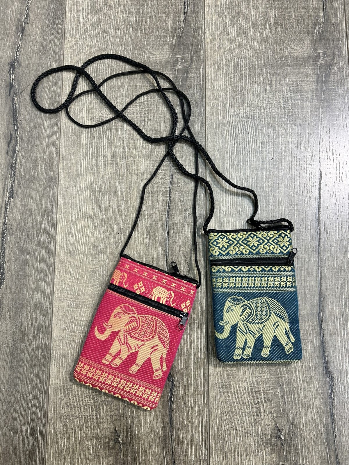 Cell Phone String Pouch Elephant Phone String Pouch – Gringo Fairtrade