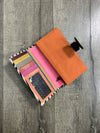 Plain & Fur Leather Purse