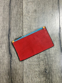 Plain Leather Card & Coin Purse