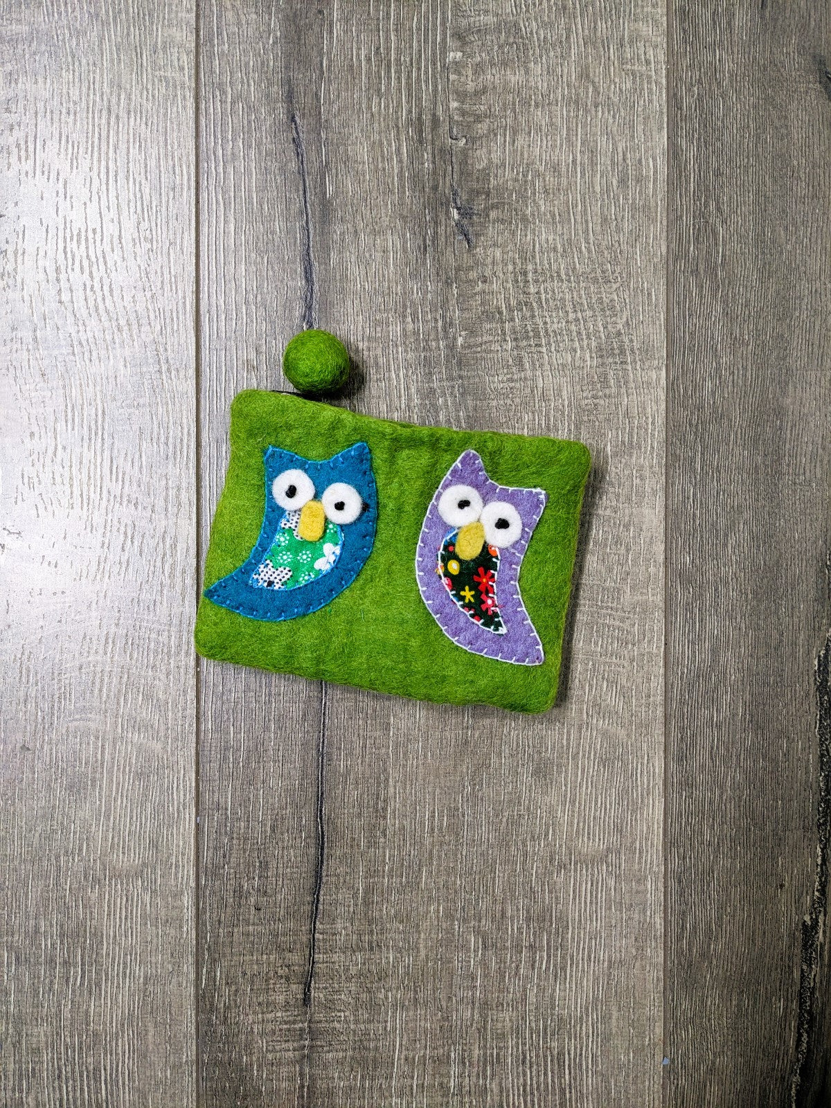 Felt 2 Owl Purse