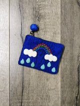 Felt Rainbow Purse