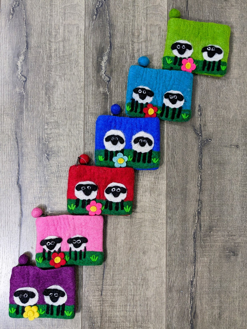 Felt Sheep Purse