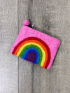 Felt Rainbow Purse