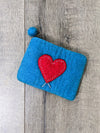 Felt Heart Purse