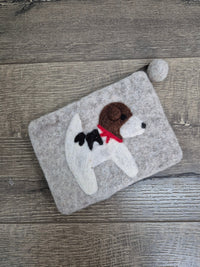 Felt Dog Purse