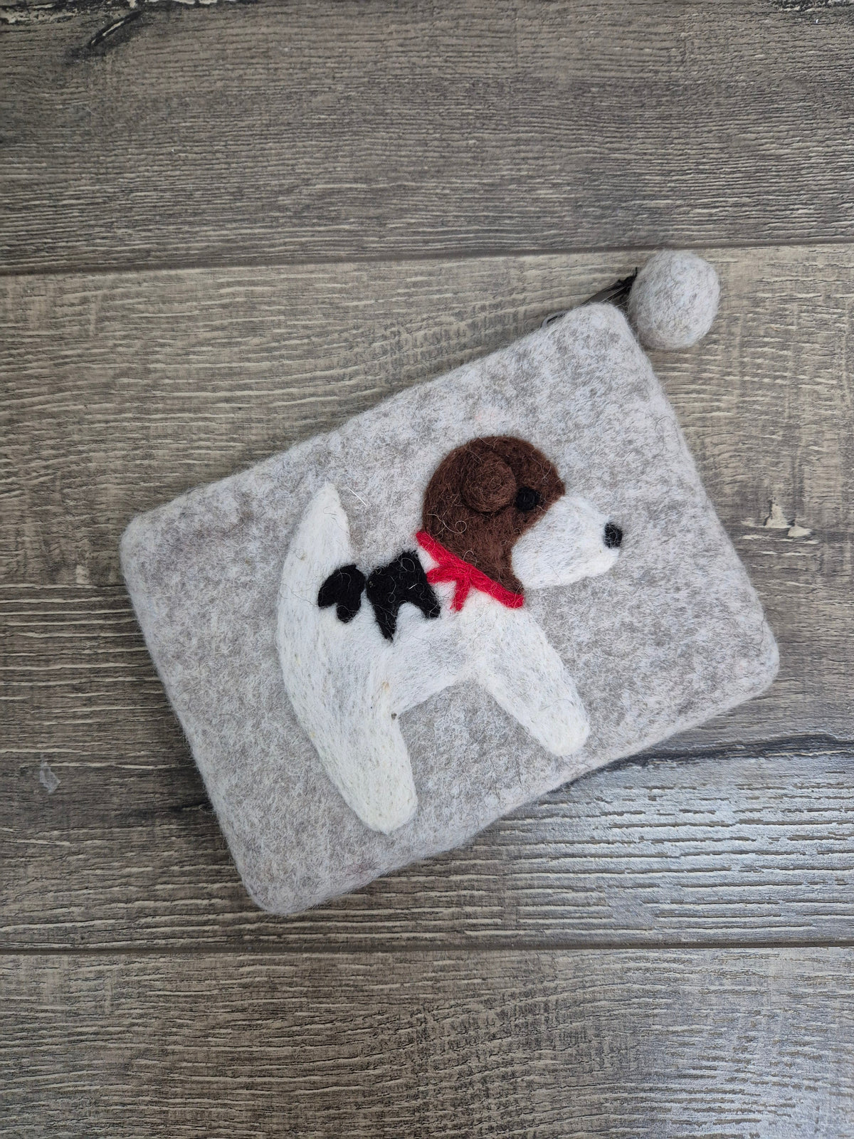 Felt Dog Purse