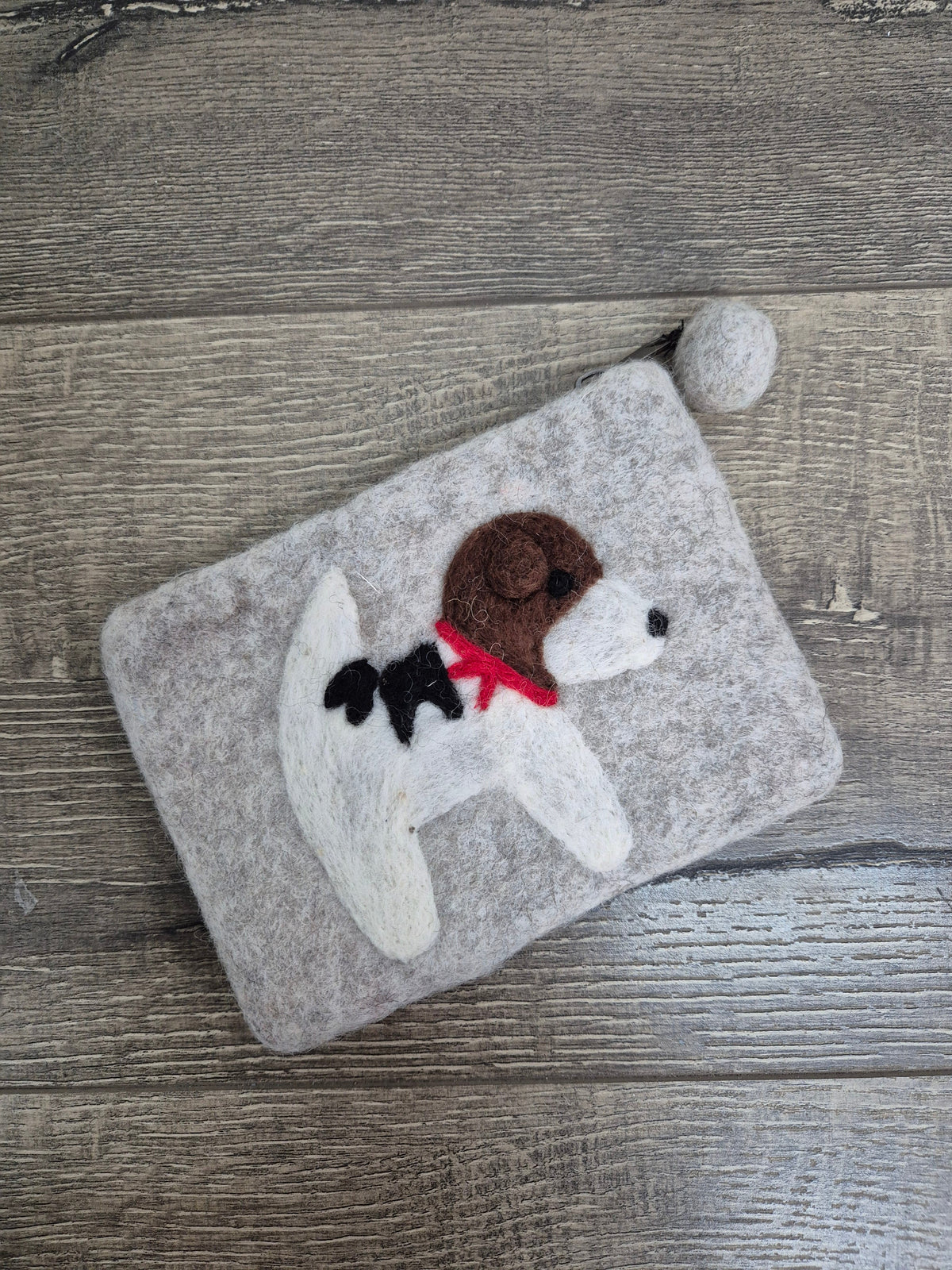 Felt Dog Purse