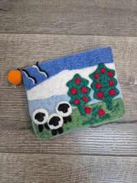 Felt Sheep Purse