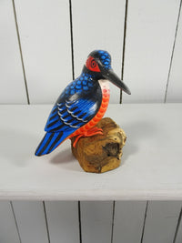 Kingfisher on Wood