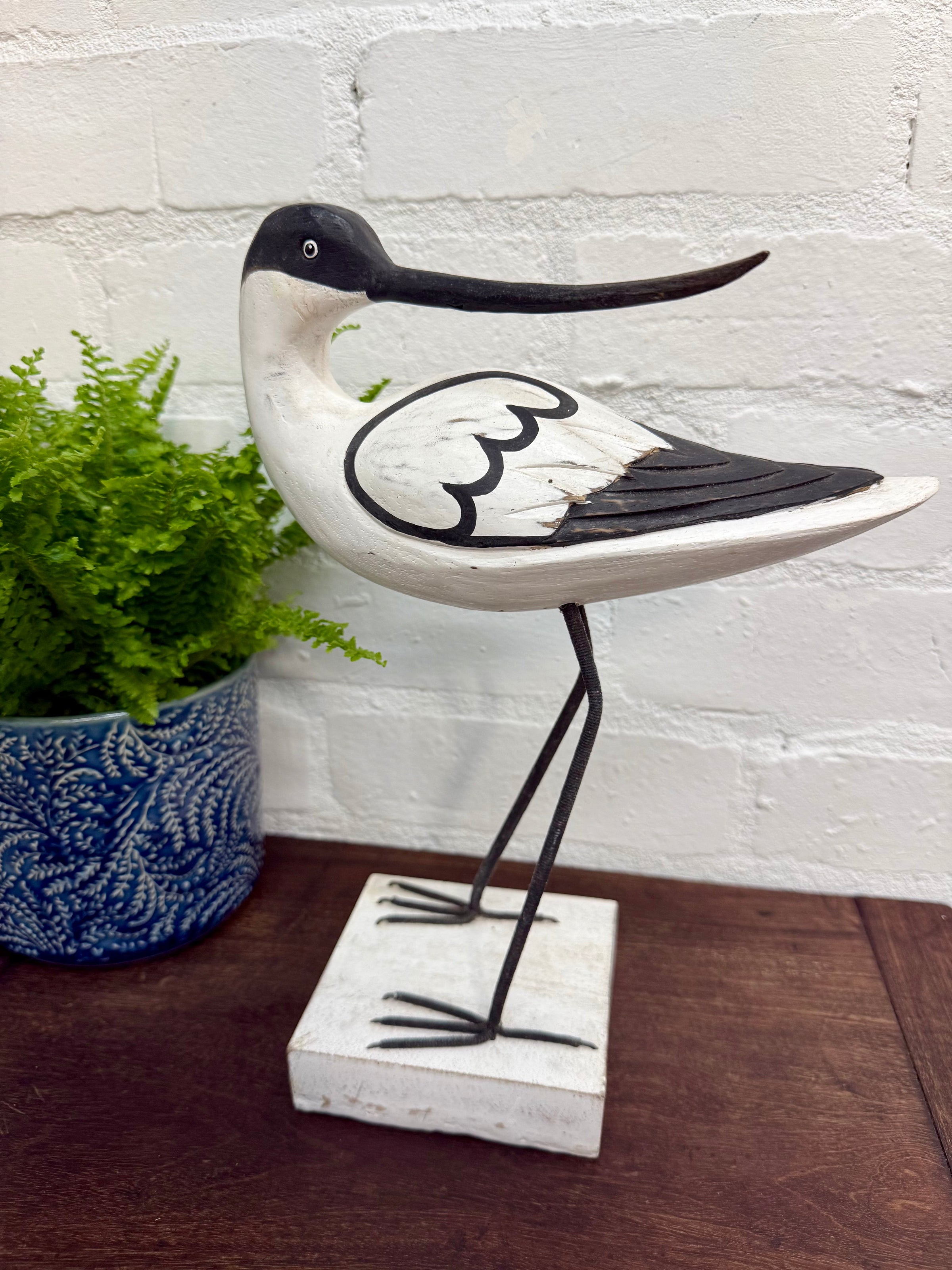 Large Wooden Bird Ornament