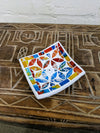 Multicolour Square Mosaic Flower Incense Holder