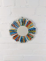Multicolour Mosaic Flower Mirror