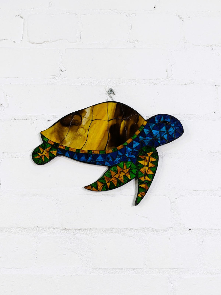 Mosaic Turtle Wall Hanging
