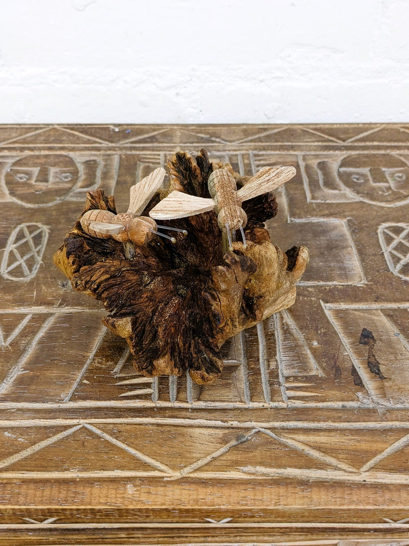 Bees On Wood