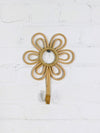 Wicker Flower Coat Hanger