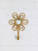 Wicker Flower Coat Hanger
