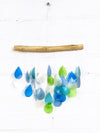 Blue Shell Driftwood Hanger
