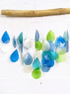 Blue Shell Driftwood Hanger