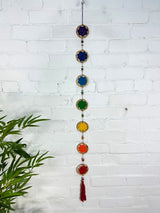 Long Wicker and Crochet Hanger
