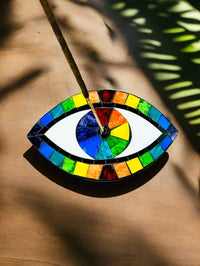 Rainbow Mosaic Incense Holder