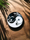 Round Ying Yang Flower Mosaic