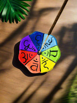 Flower Rainbow Chakra Incense Holder