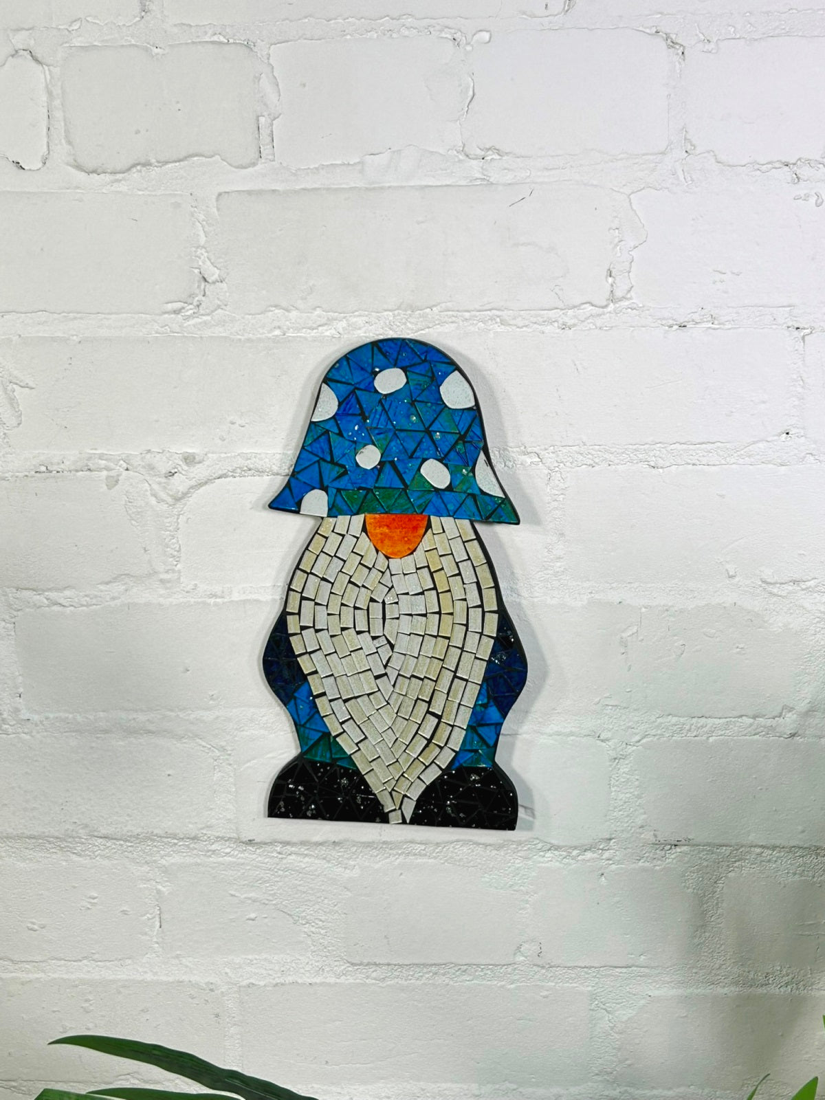 Mosaic Gnome Wall Hanging