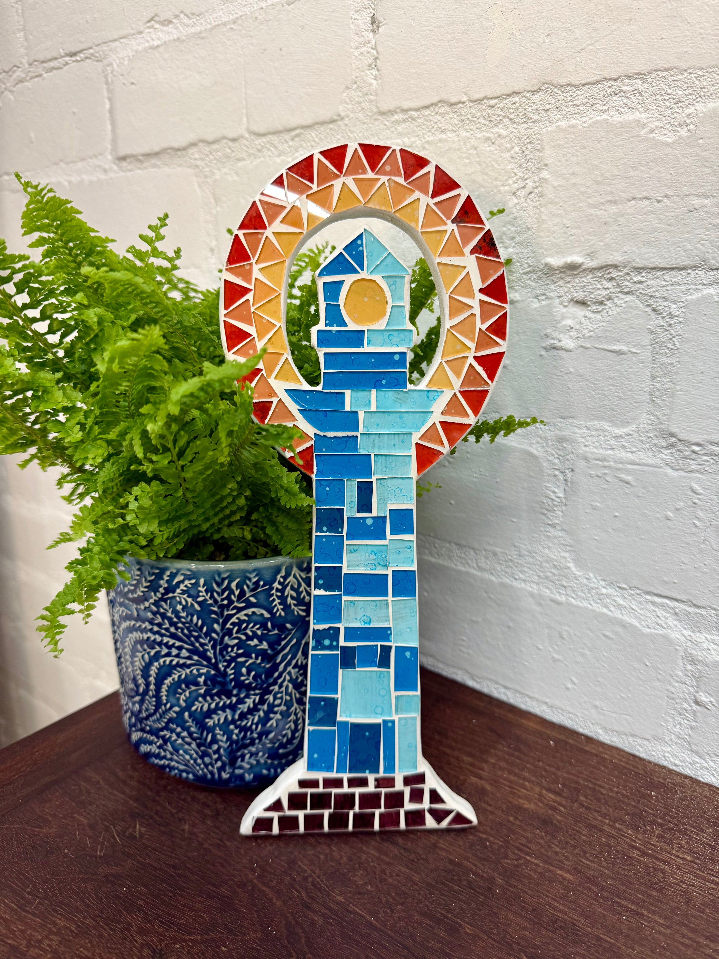 Mosaic Lighthouse Plague