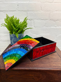 Mosaic Rainbow Box