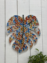 Mosaic Monstera Wall Plaque