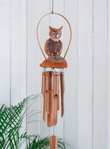 Coconut Owl Windchime