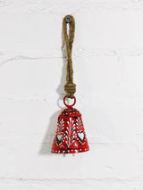 Metal Orange Painted Bell