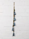 Hanging Blue Painted Bells String