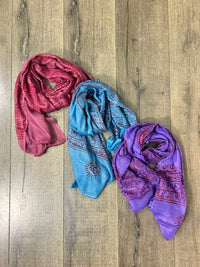 Assorted Prayer Print Scarf
