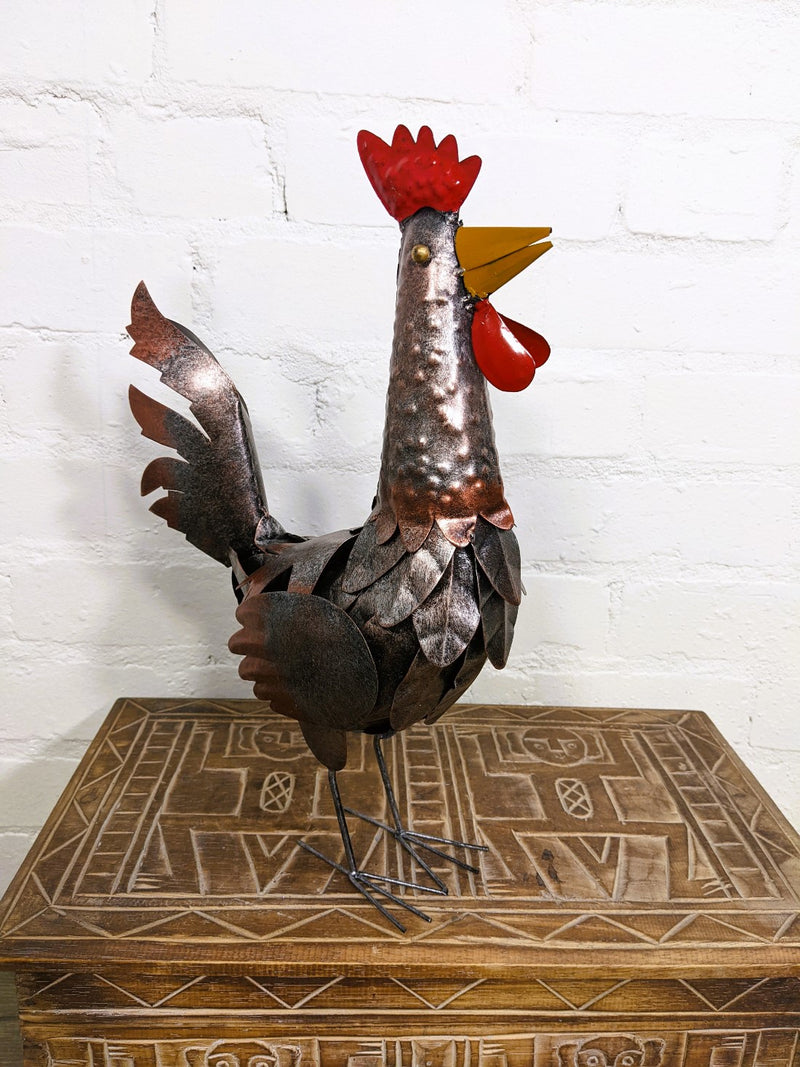 Large Metal Chicken