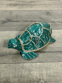 Painted Wooden Tortoise