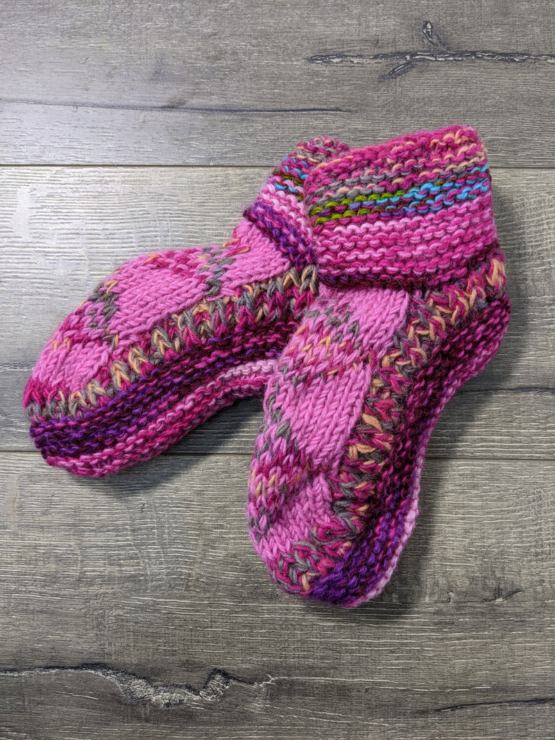 Lined Short Wool Socks